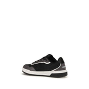 Palm Angels Black Calf Leather Low Top Sneakers