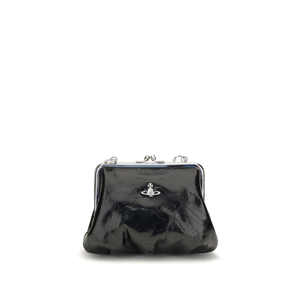Vivienne Westwood Black Calf Leather Handbag