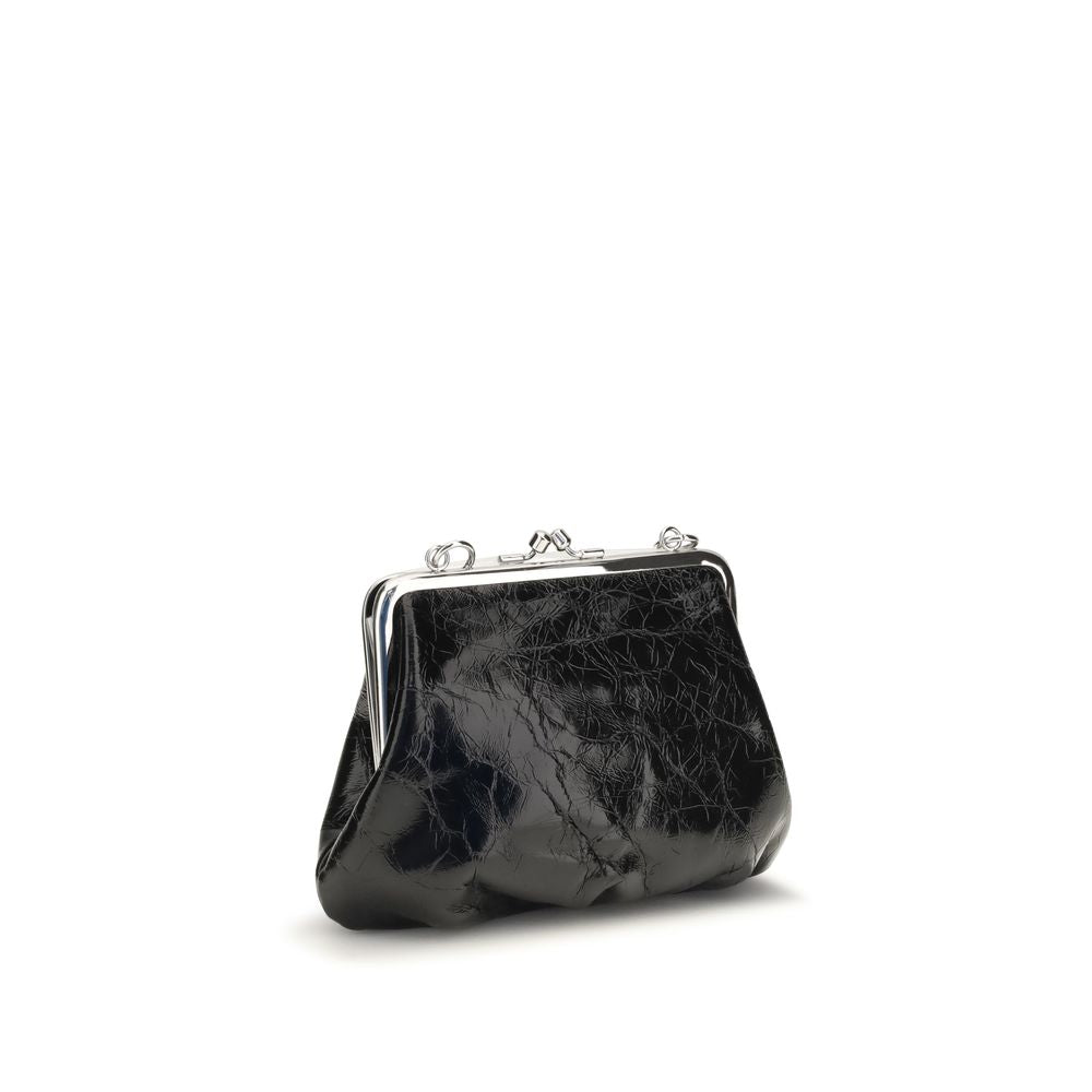 Vivienne Westwood Black Calf Leather Handbag