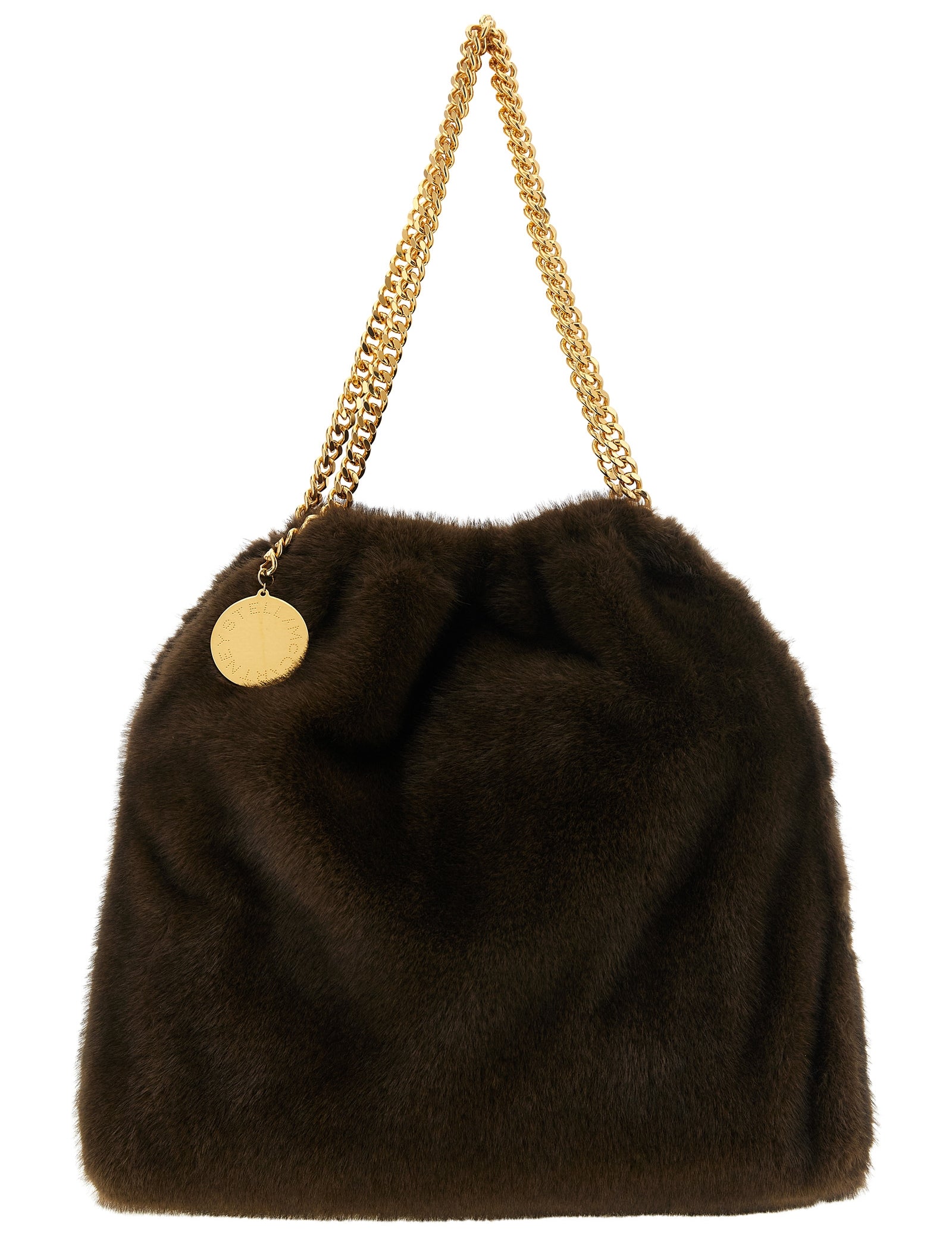 Stella McCartney Brown Polyester Shoulder Bag