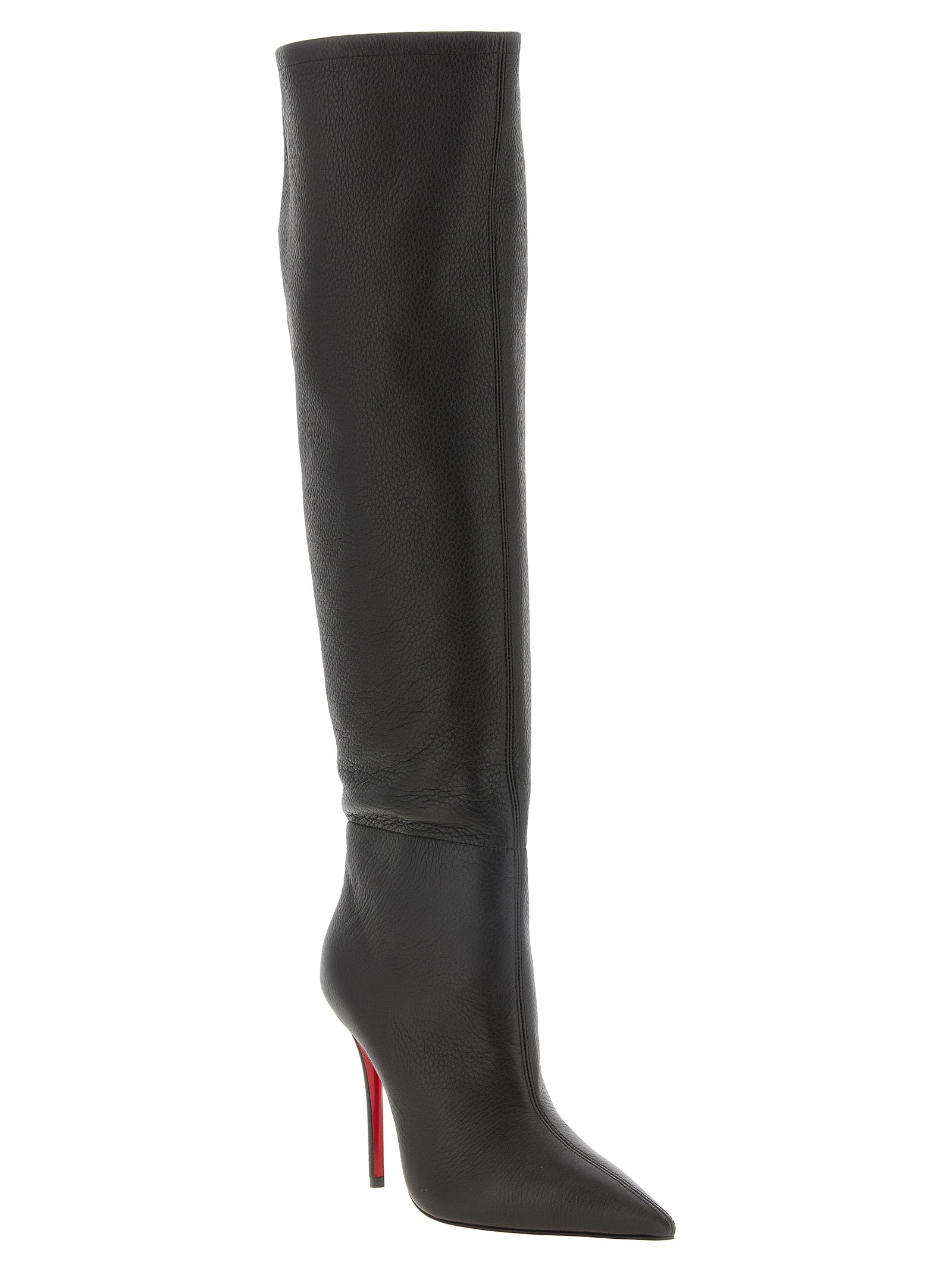 Christian Louboutin Brown Deerskin Boots
