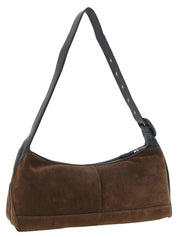 Ami Paris Brown Cow Leather Crossbody Bag