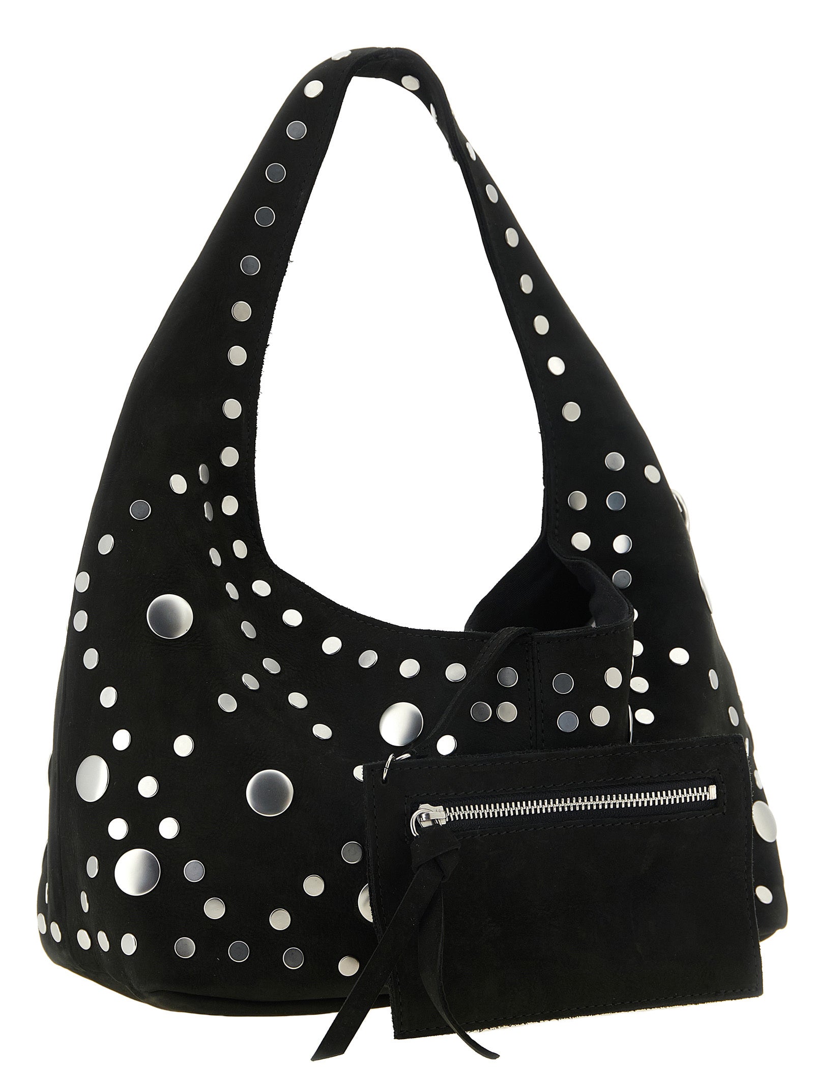 Vivienne Westwood Black Suede Shoulder Bag