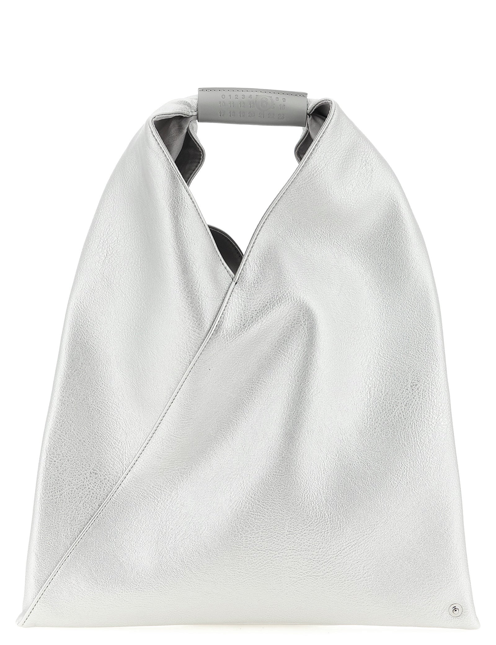 MM6 Maison Margiela Silver Polyurethane Handbag
