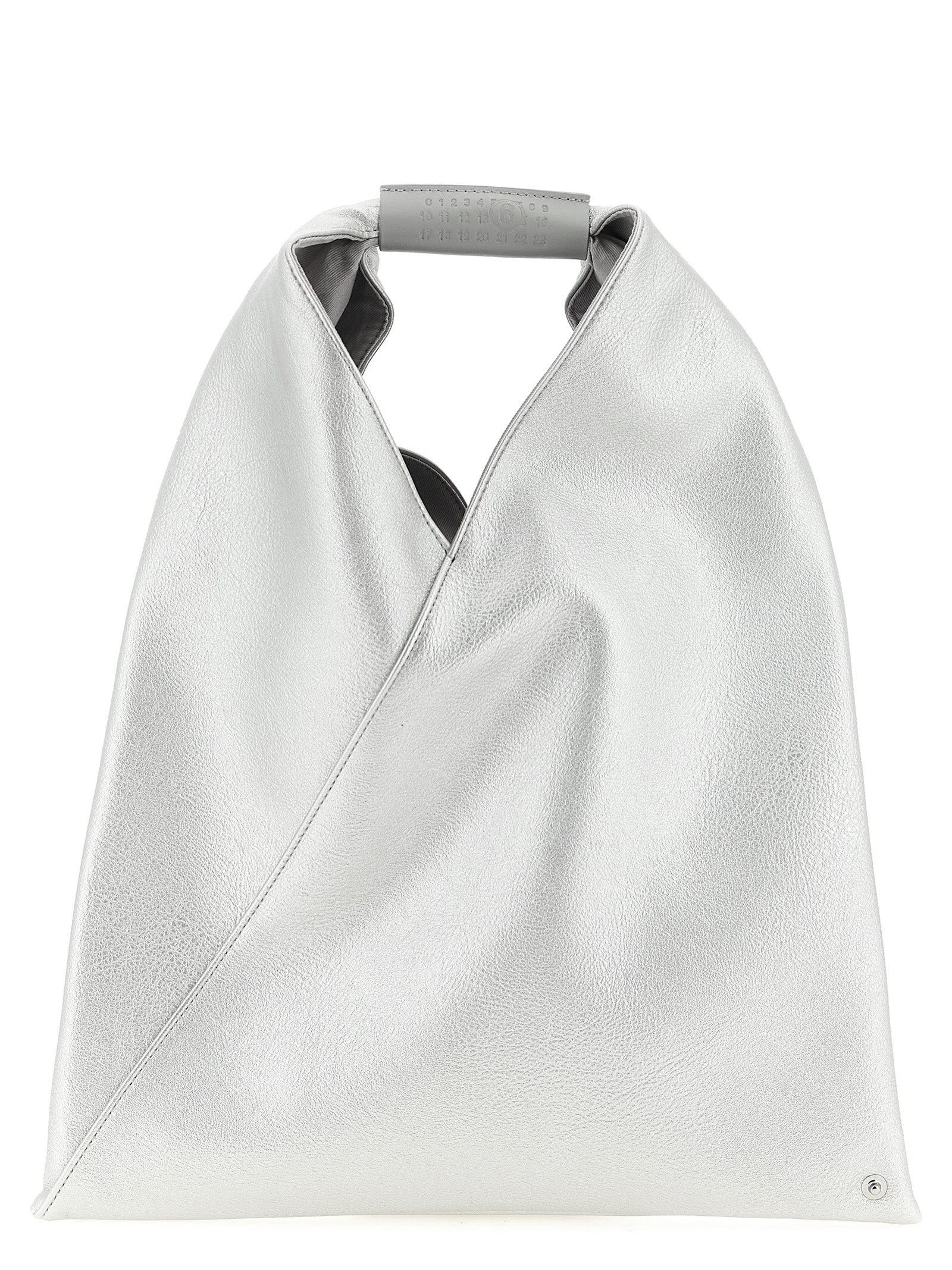 MM6 Maison Margiela Silver Polyurethane Handbag