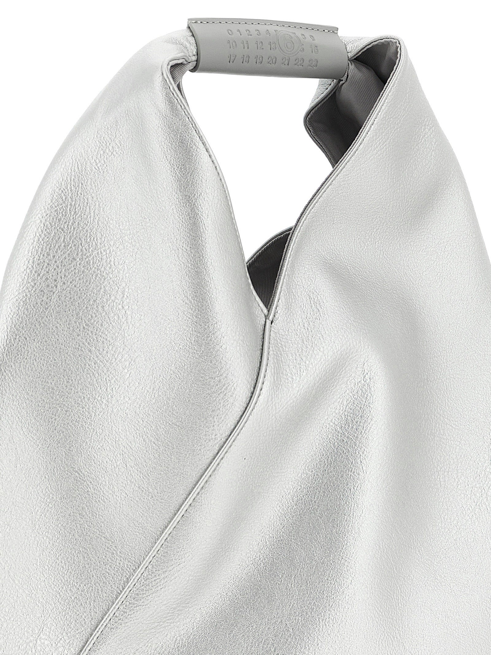 MM6 Maison Margiela Silver Polyurethane Handbag