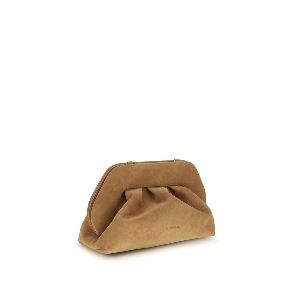 THEMOIRè Beige Nubuck Clutch Bag