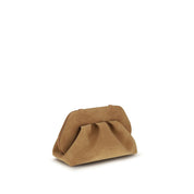 THEMOIRè Beige Nubuck Clutch Bag