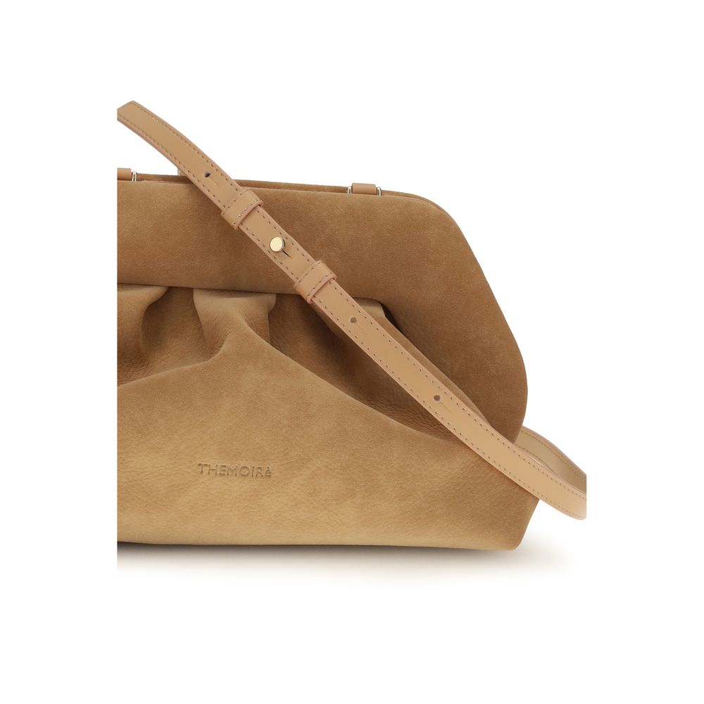 THEMOIRè Beige Nubuck Clutch Bag
