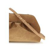 THEMOIRè Beige Nubuck Clutch Bag