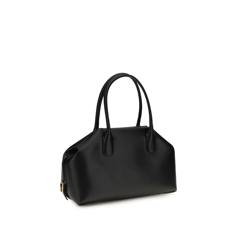 THEMOIRè Black Vegan Leather Shopping Bag