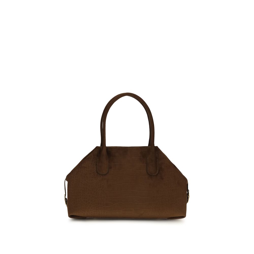 THEMOIRè Brown Suede Shopping Bag