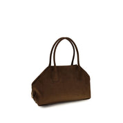 THEMOIRè Brown Suede Shopping Bag