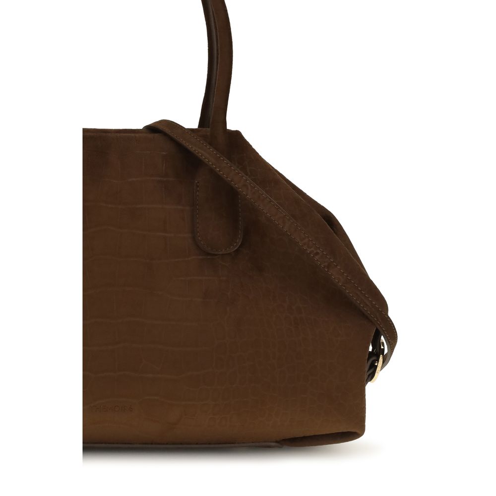 THEMOIRè Brown Suede Shopping Bag