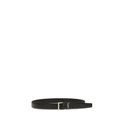 Saint Laurent Black Calf Leather Belt