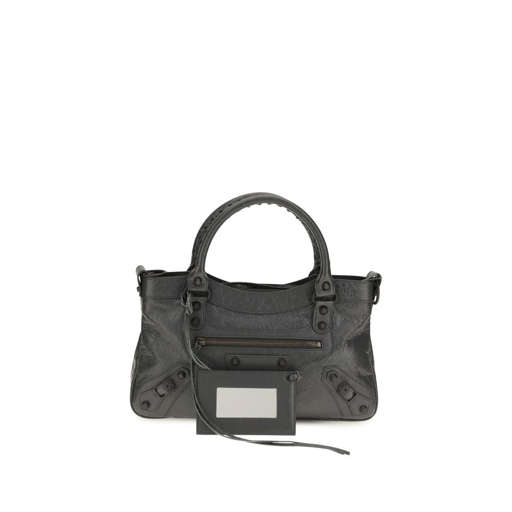 Balenciaga Gray Lambskin Shoulder Bag