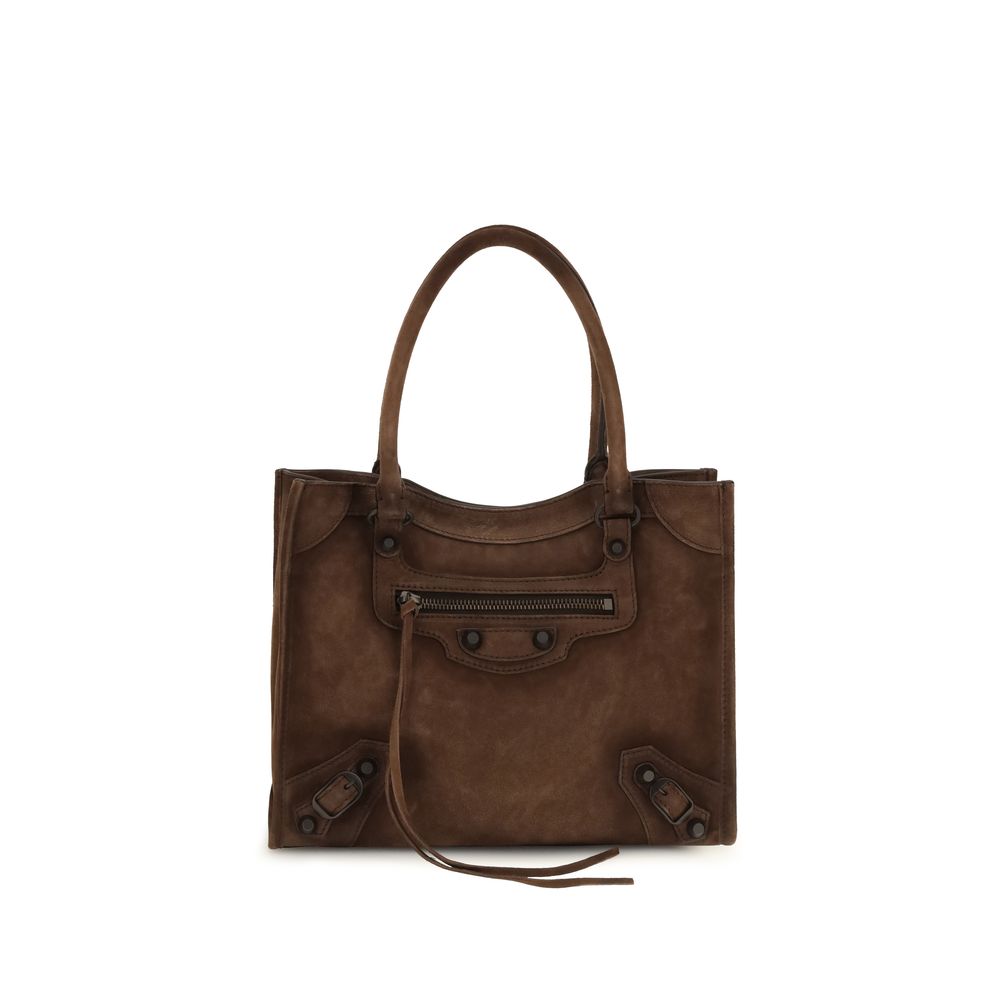 Balenciaga Brown Calf Leather Shoulder Bag