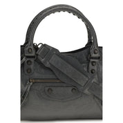 Balenciaga Gray Lambskin Shoulder Bag