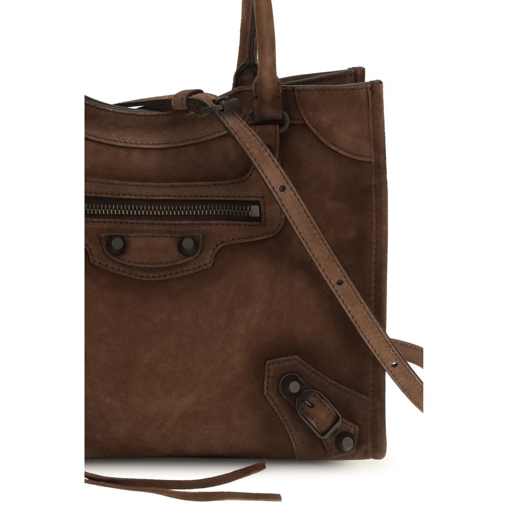 Balenciaga Brown Calf Leather Shoulder Bag