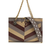 Valentino Garavani Multicolor Napa Leather Shoulder Bag