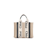 Chloé Beige Linen Tote Bag