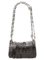 Paco Rabanne Silver Steel Shoulder Bag