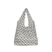Marine Serre White Polyurethane Shoulder Bag