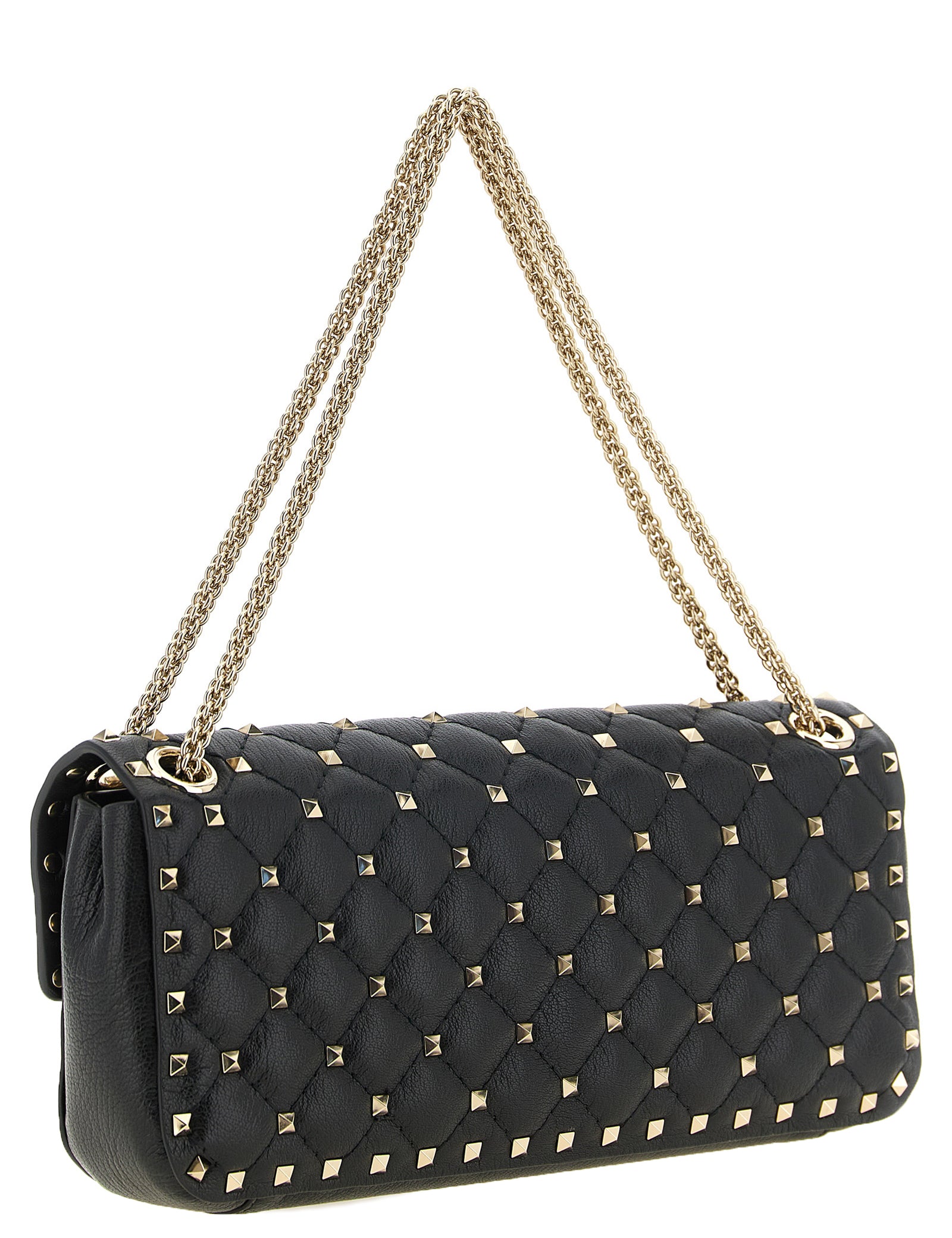Valentino Garavani Black Goatskin Shoulder Bag