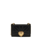 Dolce & Gabbana Black Lambskin Shoulder Bag