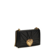 Dolce & Gabbana Black Lambskin Shoulder Bag