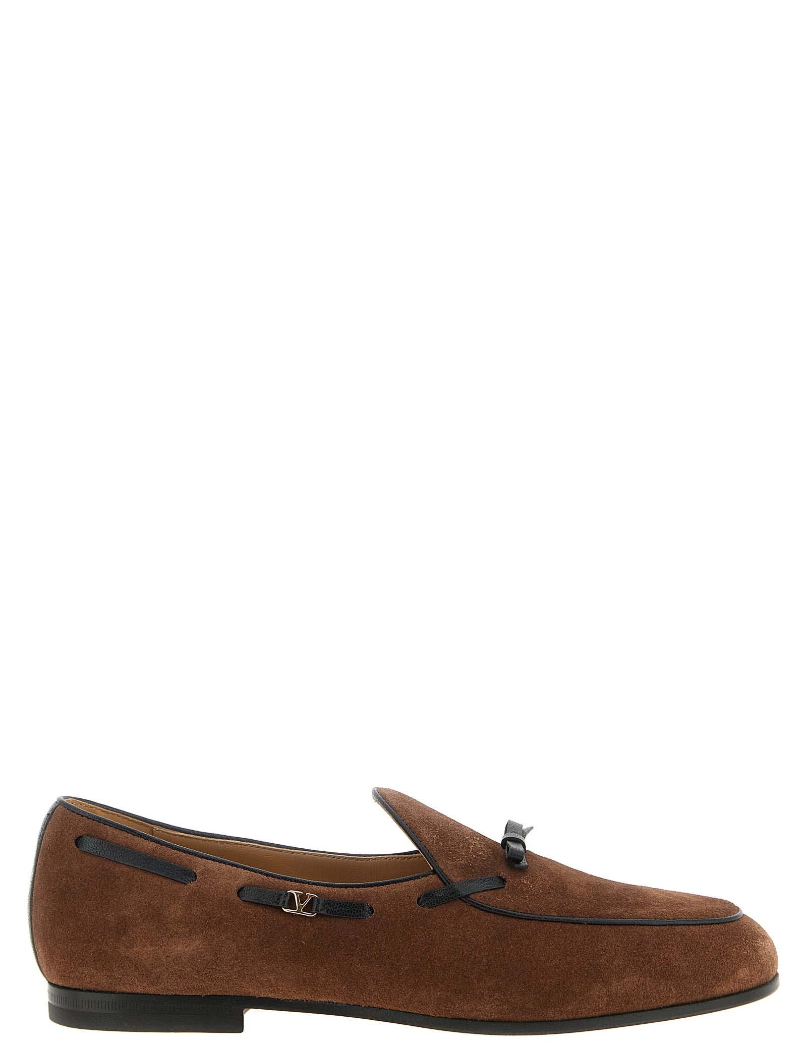Valentino Garavani Brown Calfskin Loafers