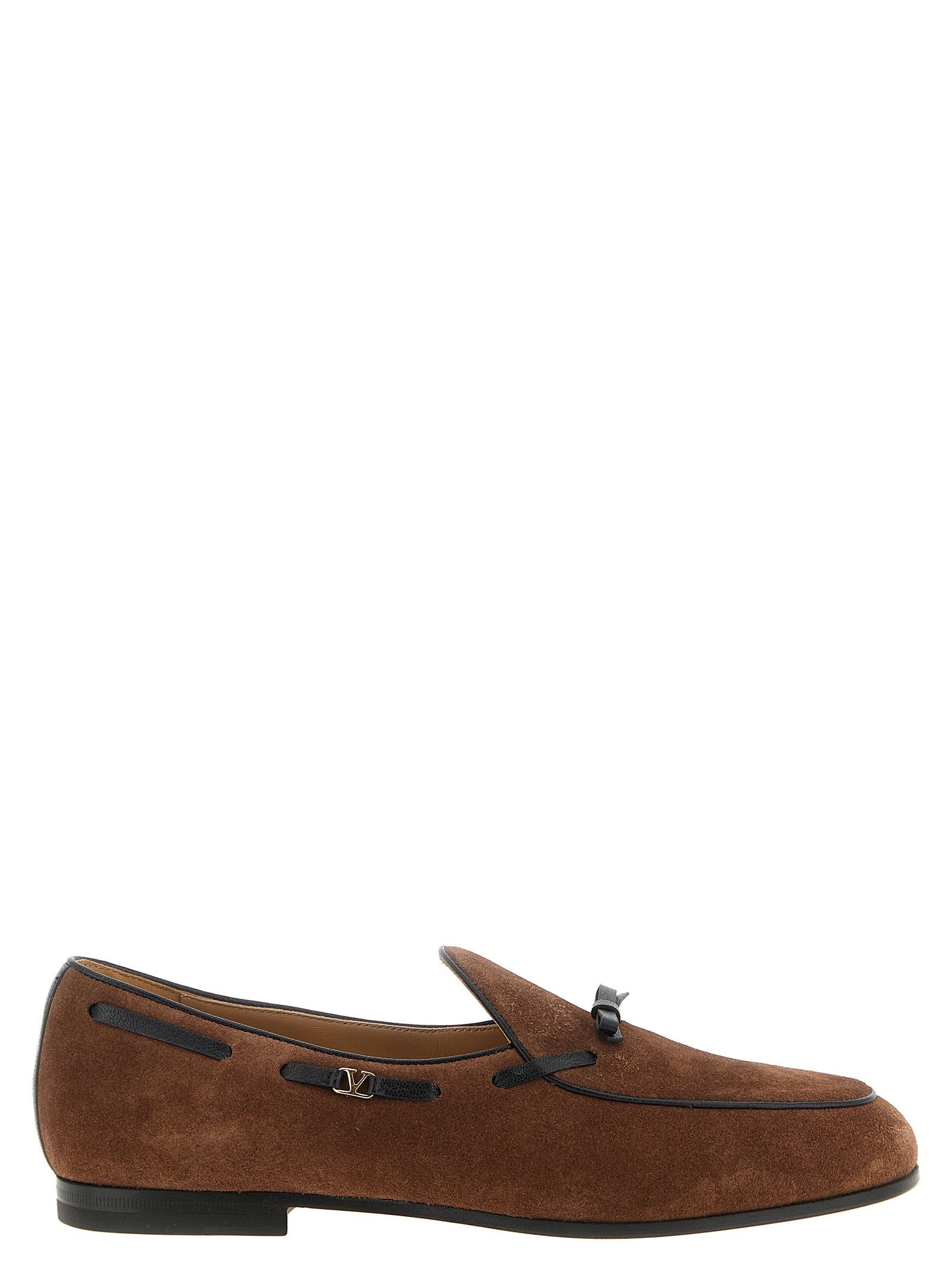 Valentino Garavani Brown Calfskin Loafers