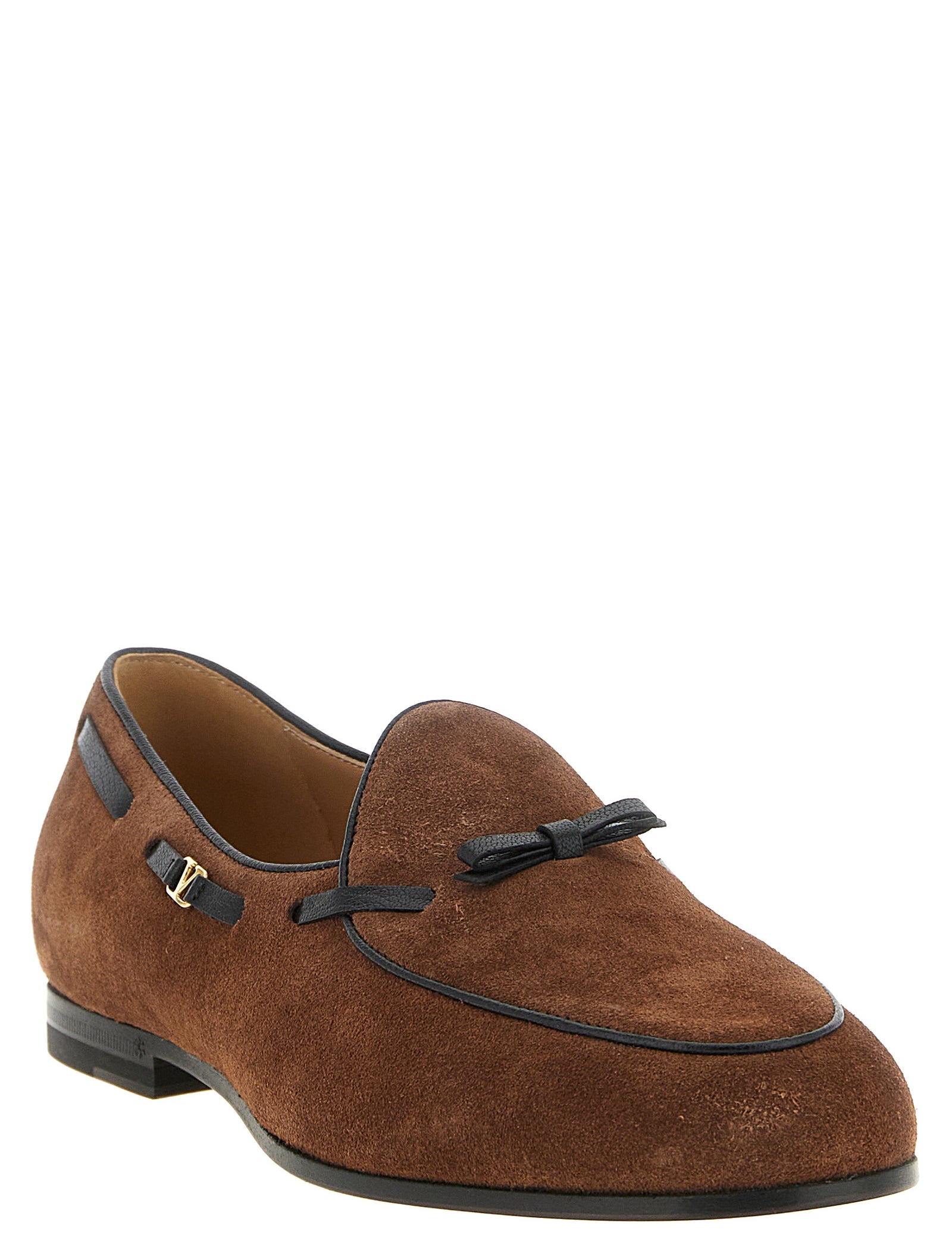 Valentino Garavani Brown Calfskin Loafers