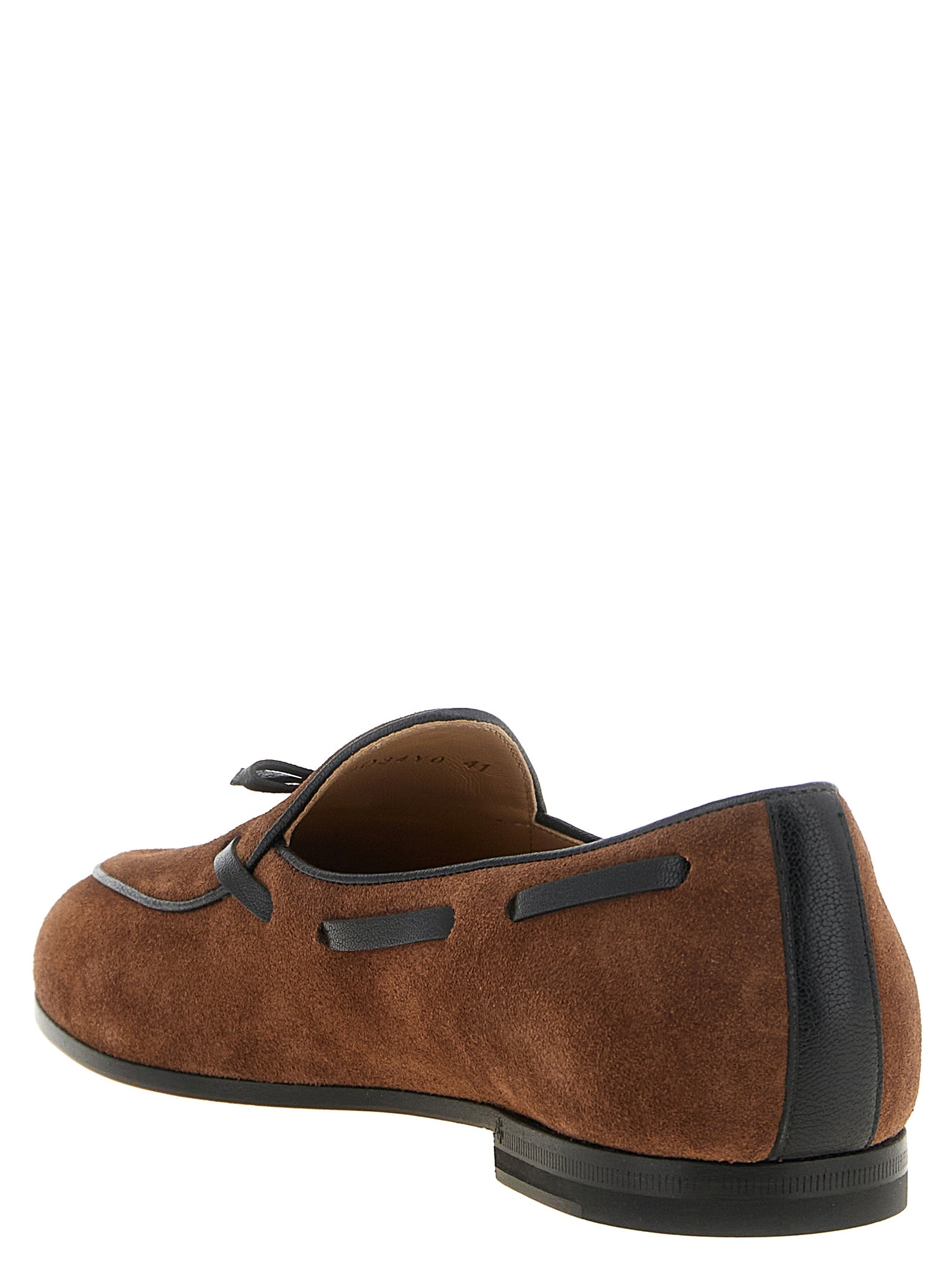 Valentino Garavani Brown Calfskin Loafers