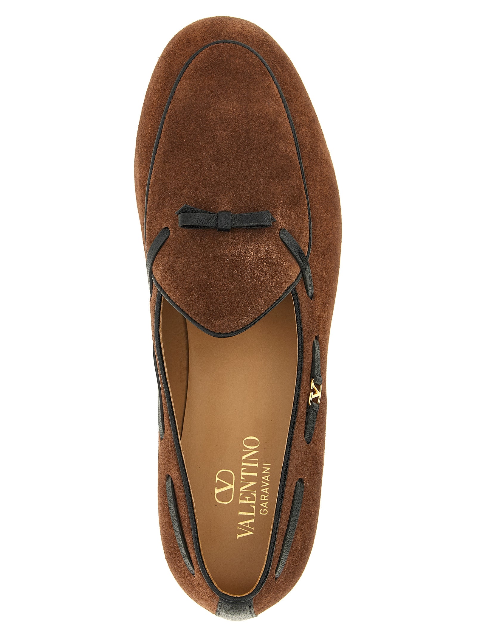 Valentino Garavani Brown Calfskin Loafers