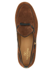 Valentino Garavani Brown Calfskin Loafers