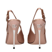 Dolce & Gabbana Beige Satin Pumps