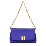 Tom Ford Purple Satin Clutch Bag