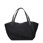 Tom Ford Black Raffia Shoulder Bag