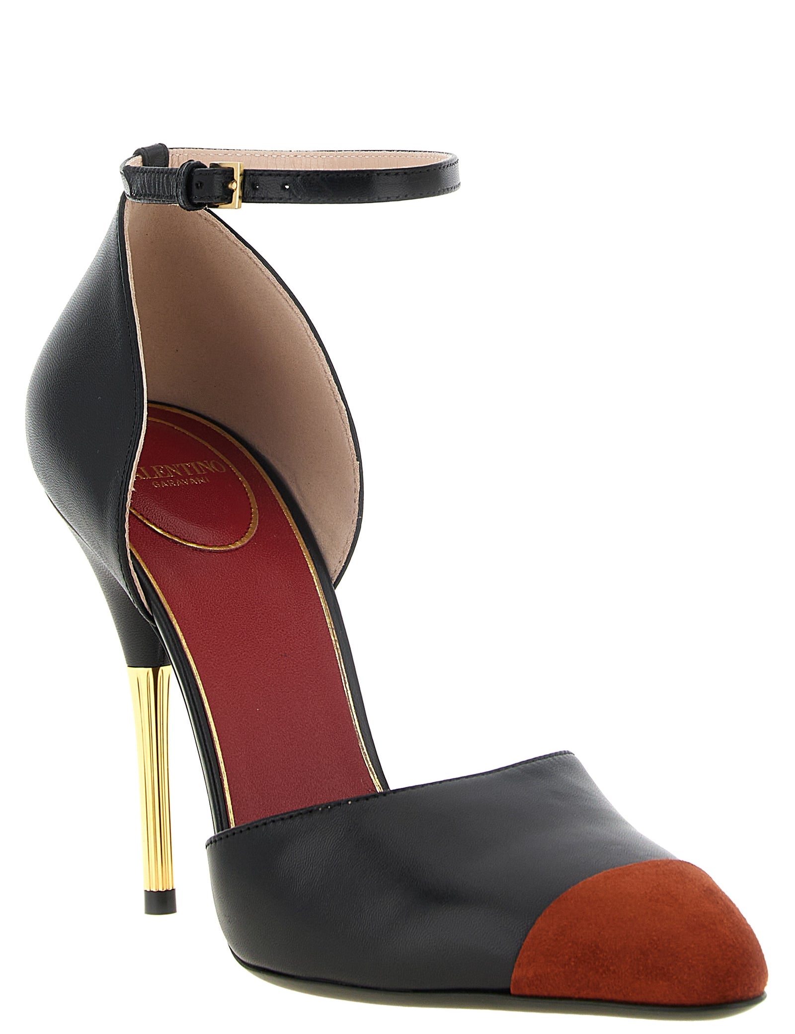Valentino Garavani Black Goat Leather Pumps