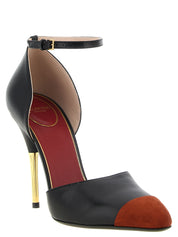 Valentino Garavani Black Goat Leather Pumps