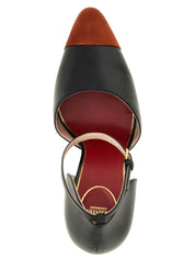 Valentino Garavani Black Goat Leather Pumps