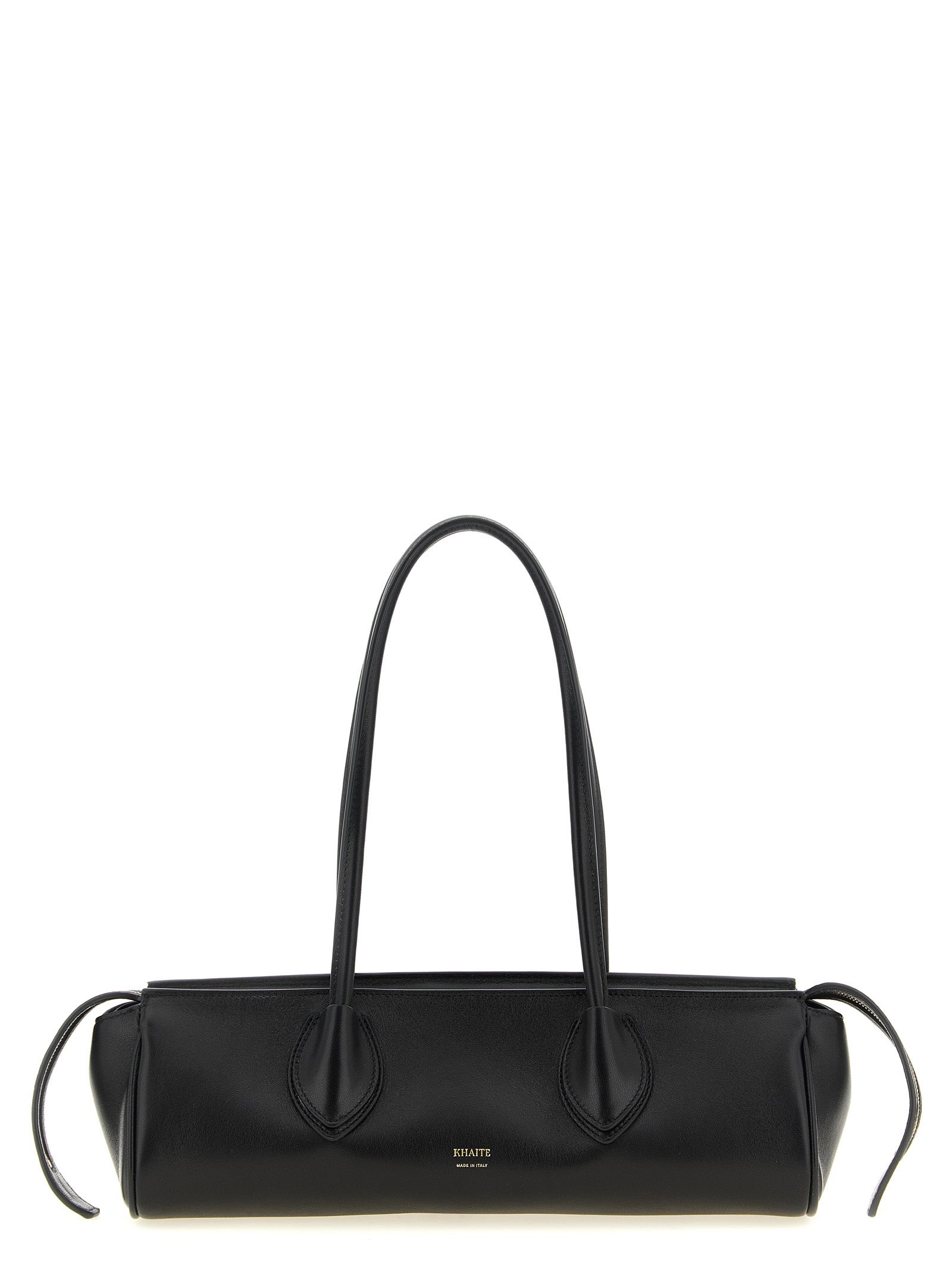 Khaite Black Lamb Leather Shoulder Bag