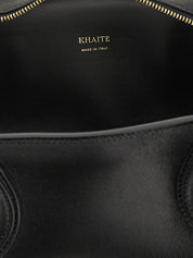 Khaite Black Lamb Leather Shoulder Bag