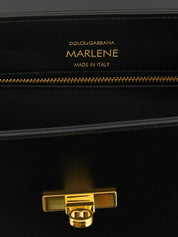 Dolce & Gabbana Black Lamb Leather Handbag