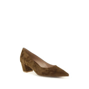 Gianvito Rossi Brown Suede Pumps