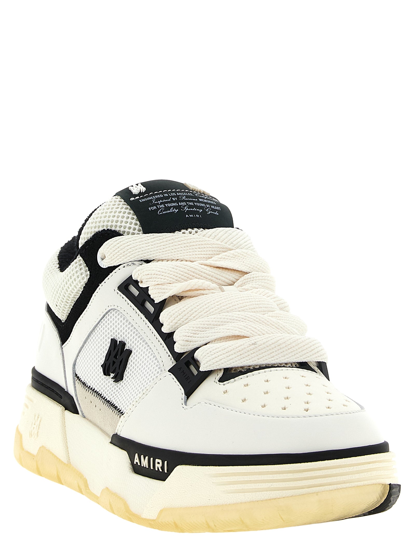 Amiri White Calfskin Sneakers