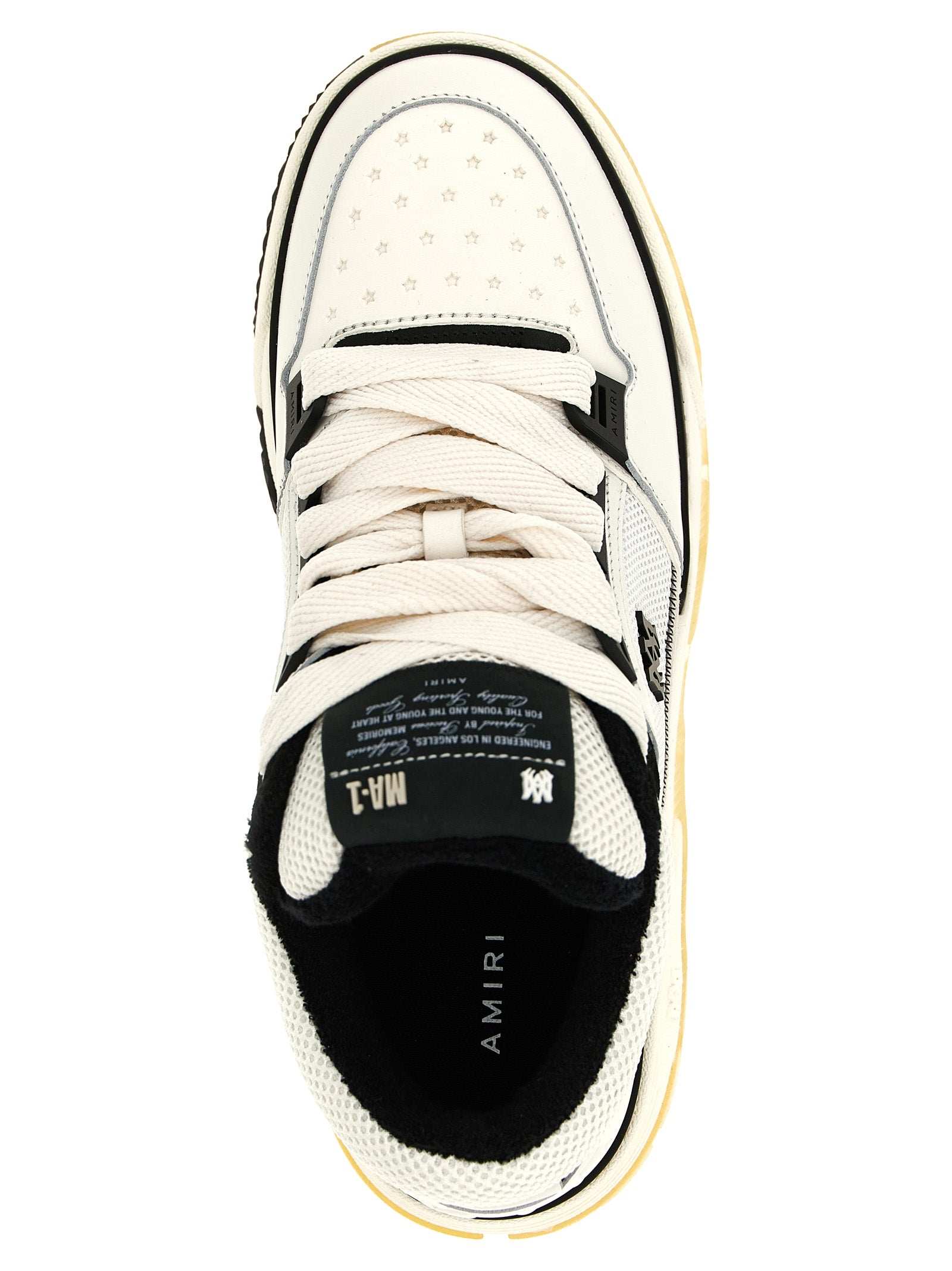 Amiri White Calfskin Sneakers