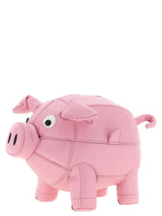 Moschino Pink Sheepskin Clutch Bag