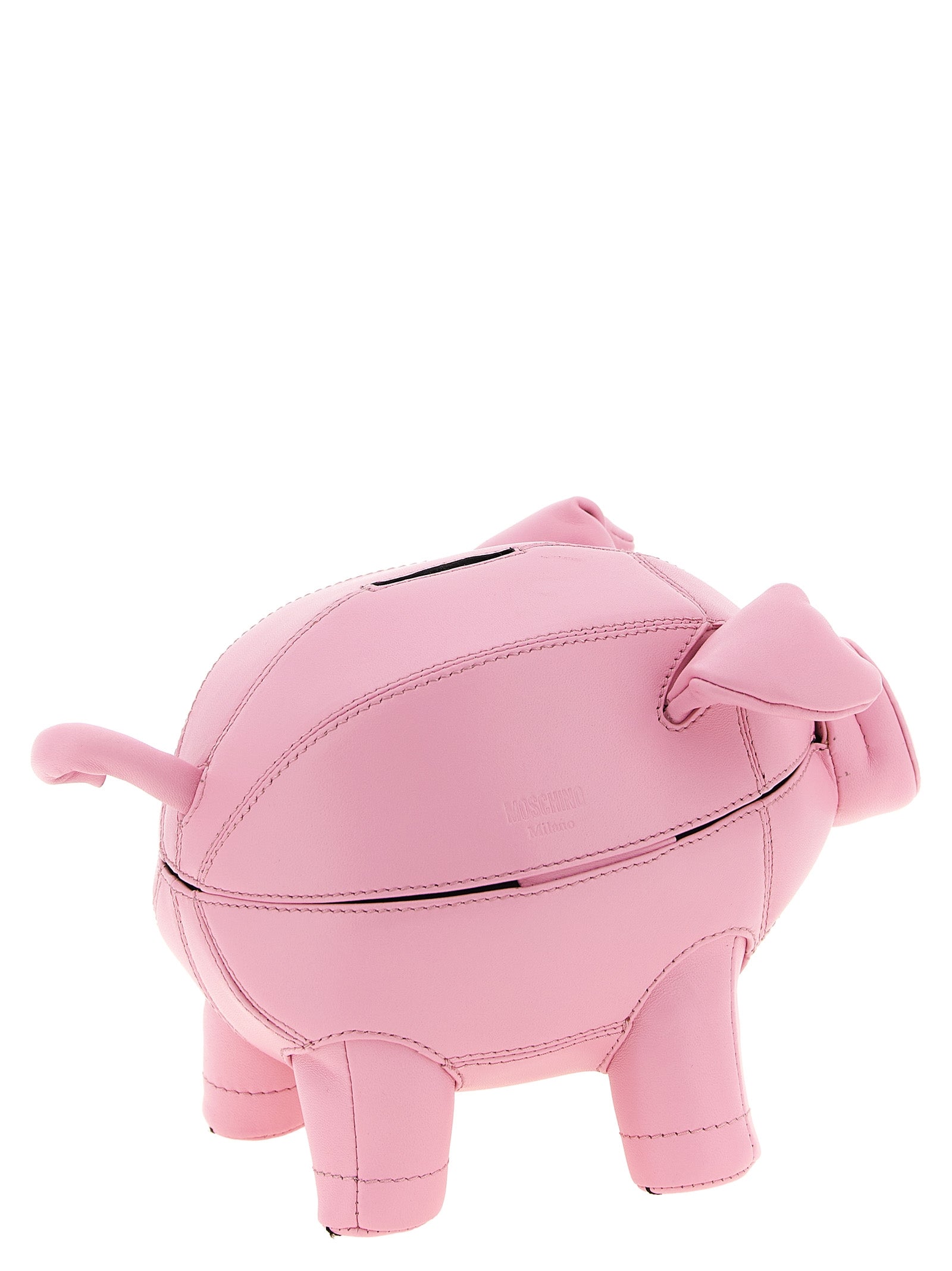 Moschino Pink Sheepskin Clutch Bag